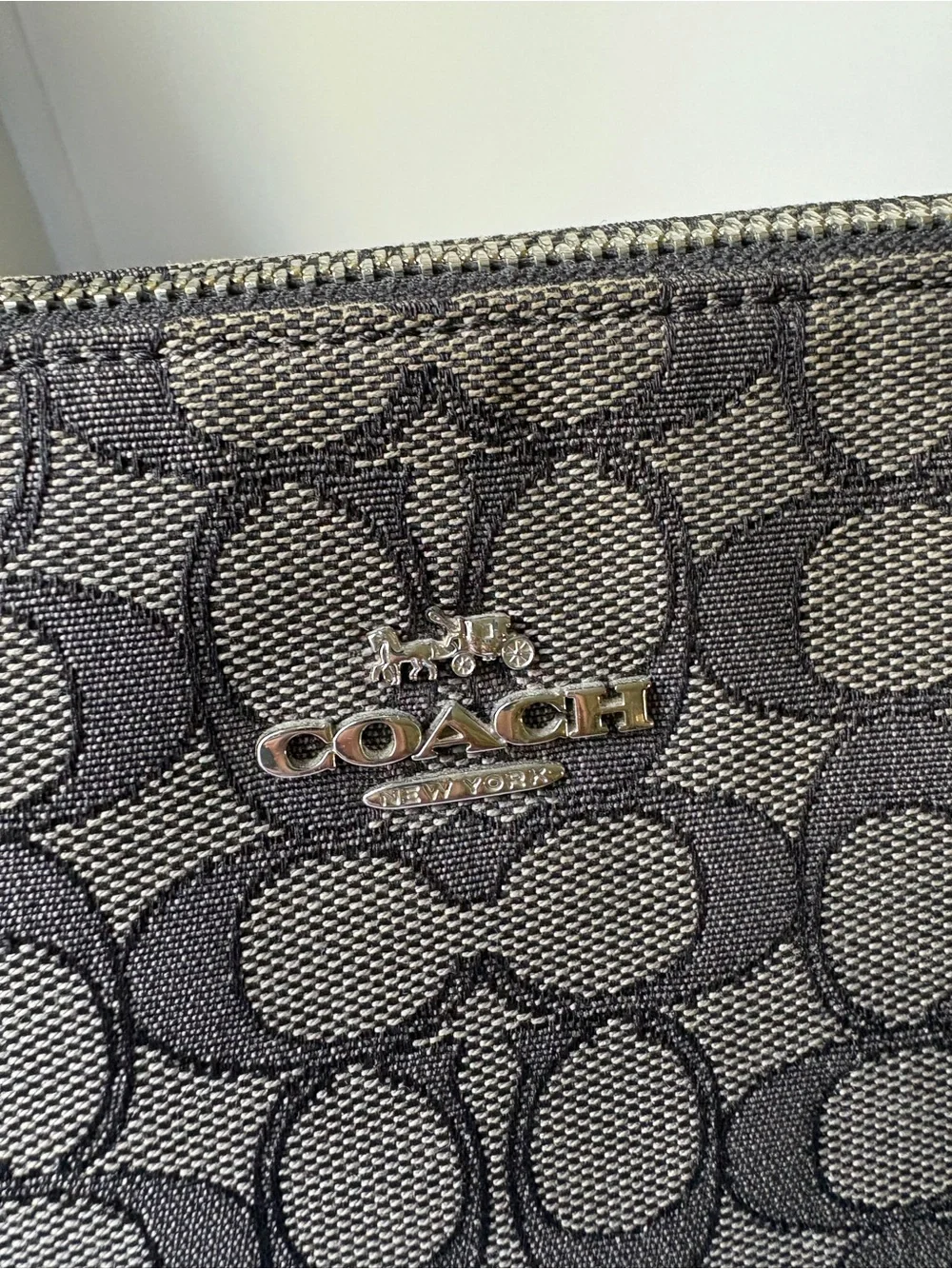 Coach Monogram Jacquard Canvas Tote